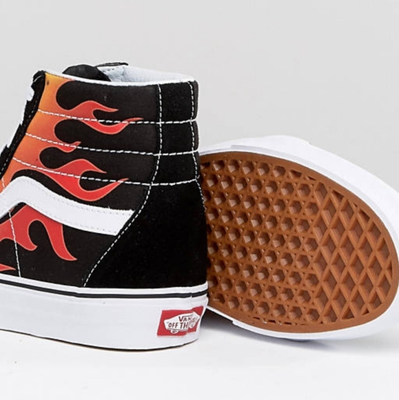 Vans Sk8-hi black/flames - Picture 2 of 3